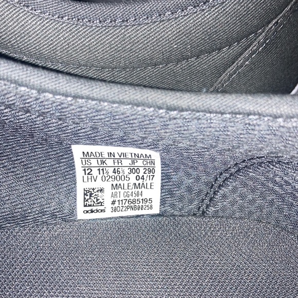 I am selling a pre-owned gray Adidas slip on sneakers - Picture 3 of 5